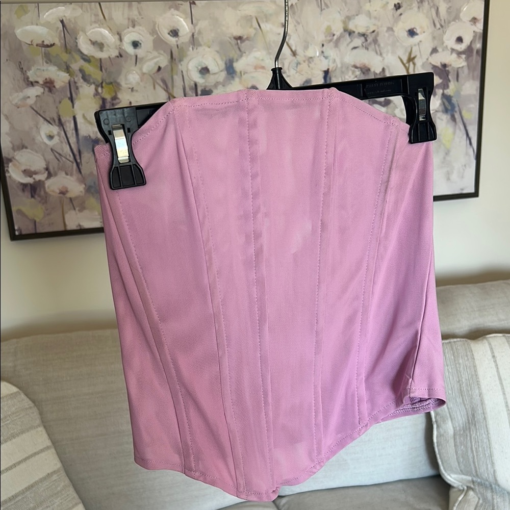 Elegant Pink corset top